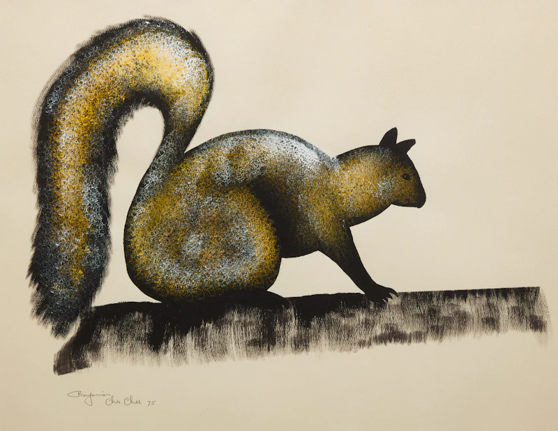 Squirrel, 1975 by Benjamin Chee Chee