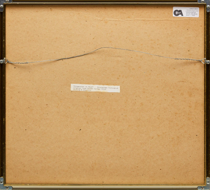 Kananginak Pootoogook, Sitgarriat at Nest, etching and aquatint - view 3