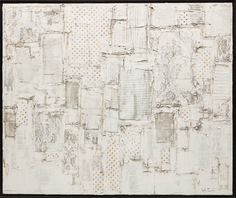 Dominik Sokolowski, Silence 1, mixed media on canvas - view 2
