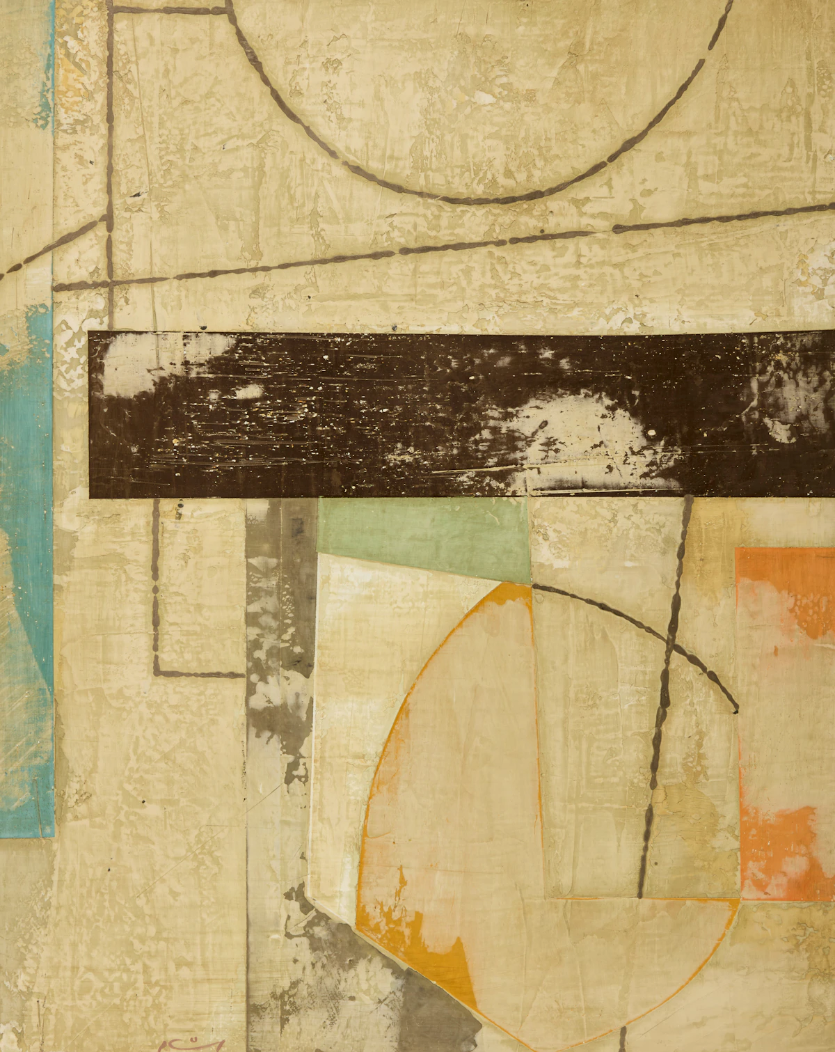 Orlin Mantchev, Untitled (Abundance Series), mixed media on board