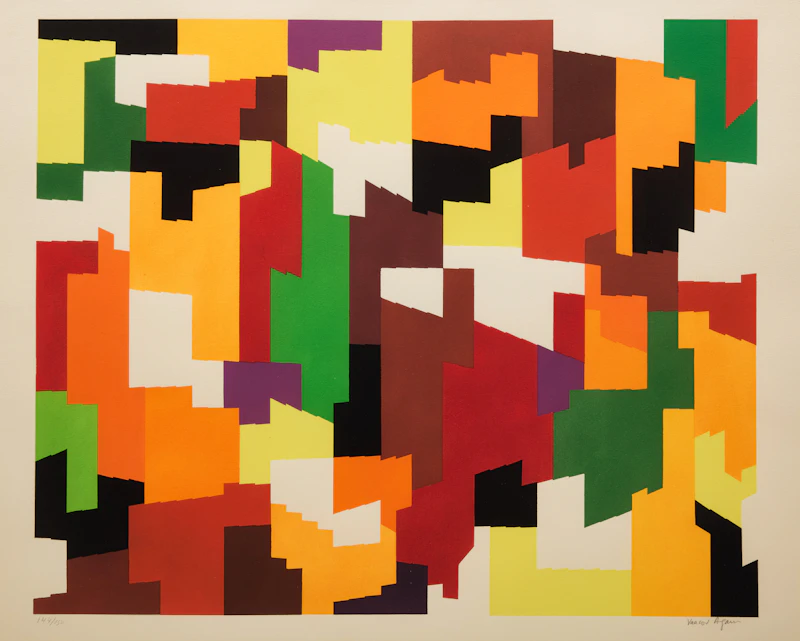 Untitled Abstraction by Yaacov Agam