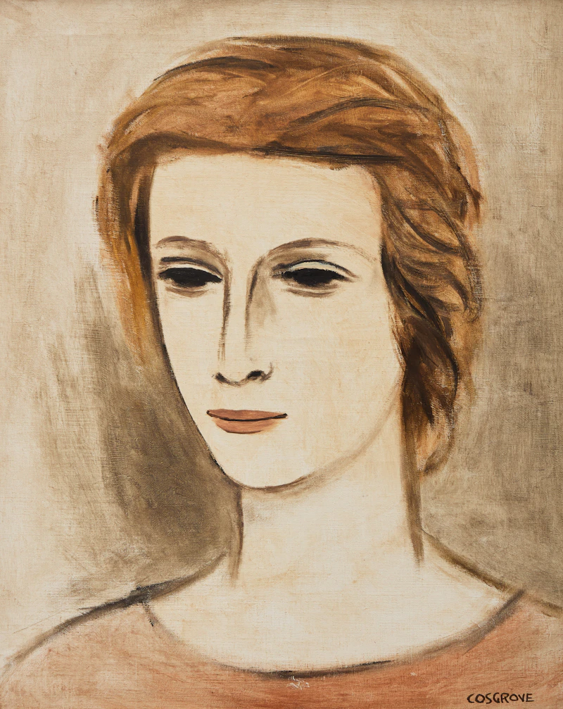 Portrait of Claire (Head of the Artist's First Wife) by Stanley Morel Cosgrove
