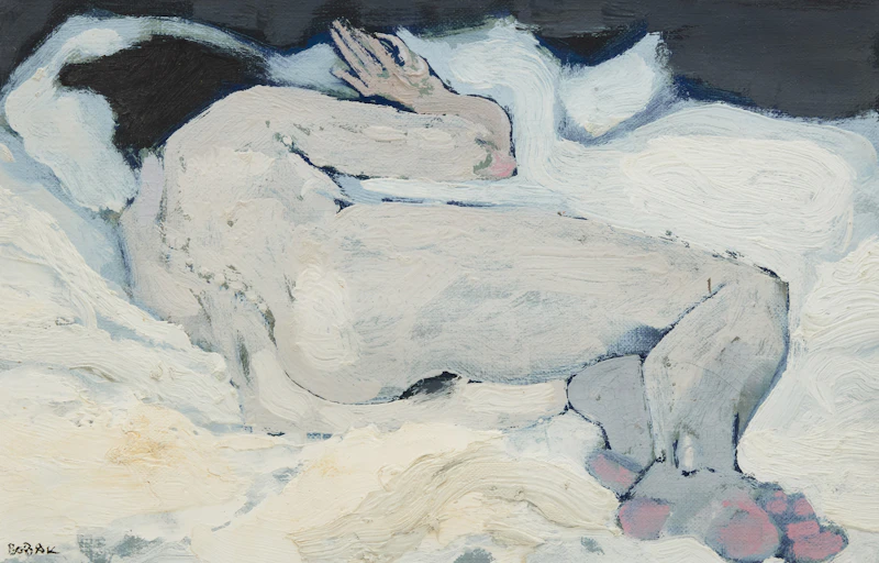 Nude with Black Hair by Bruno Joseph Bobak