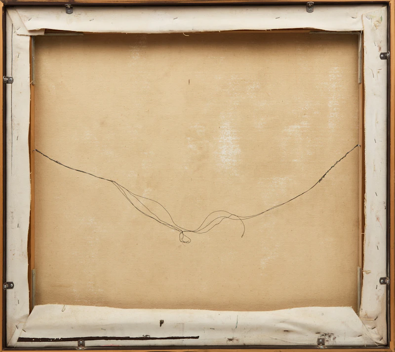 Richard Borthwick Gorman, Untitled Abstraction, oil on canvas, 1978 - view 3