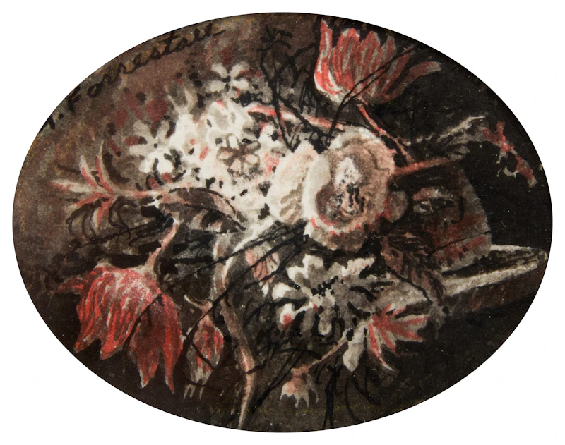 Mixed Flowers In A Vase by Thomas de Vany Forrestall
