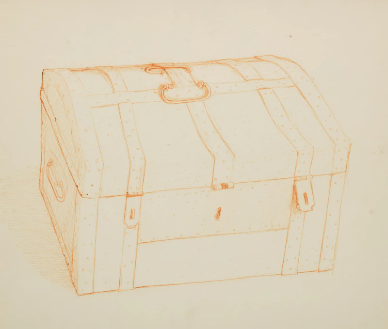 Old Country Chest by William Kurelek