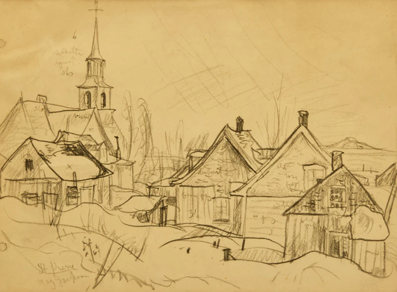 St. Pierre by Alexander Young Jackson