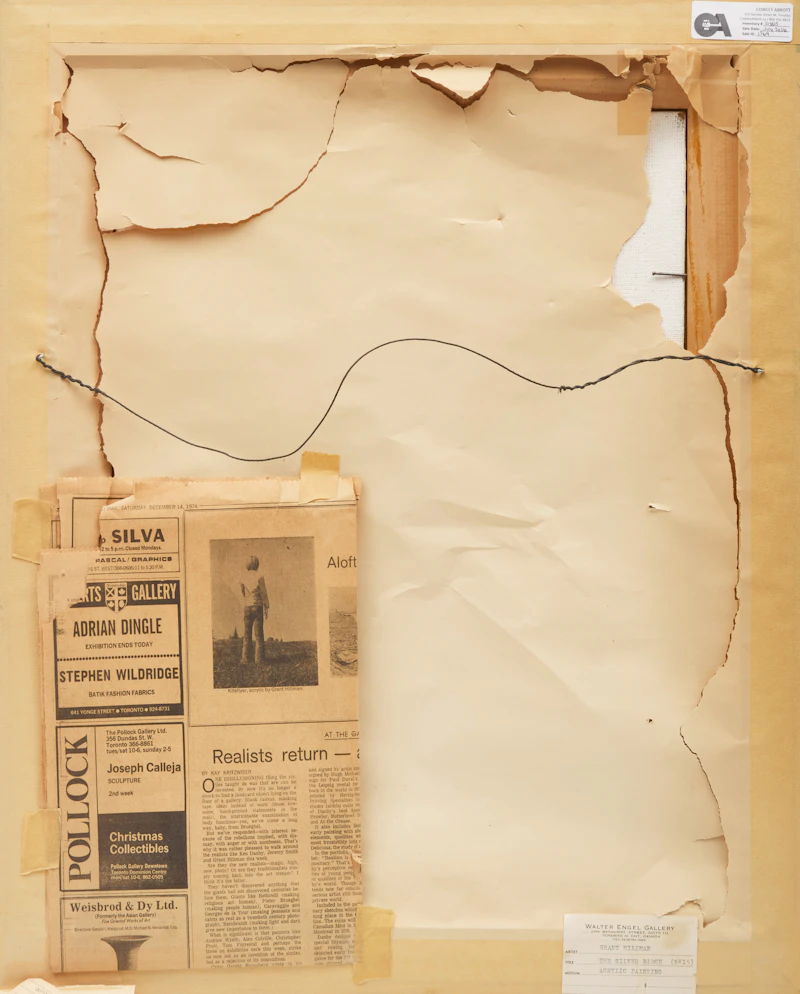 Grant Hillman, The Silver Birch No. 15, acrylic on board, 1972 - view 3