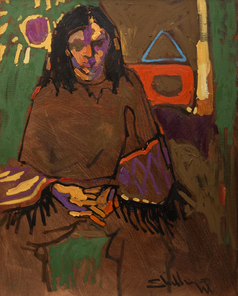 Brave in Contemplation by Arthur Shilling