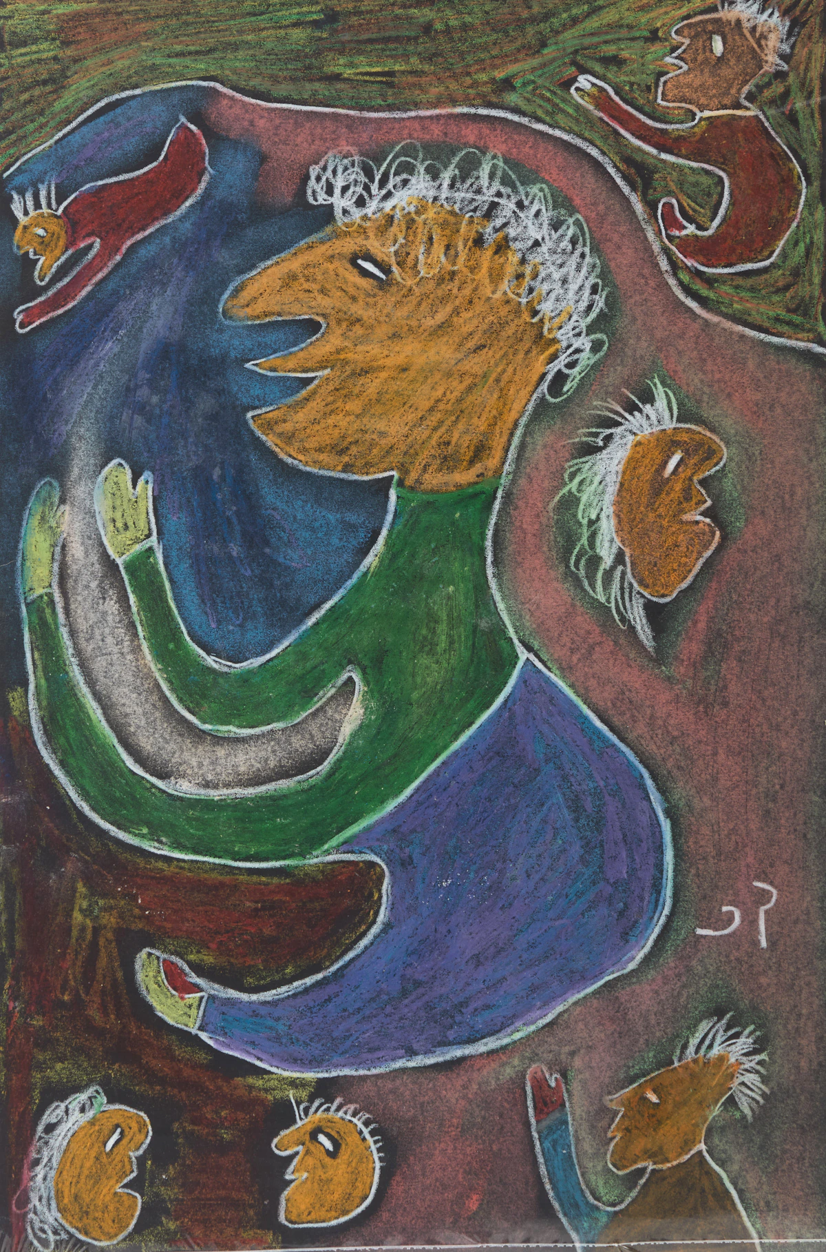 Lucy Tasseor Tutsweetok, Untitled, pastel
