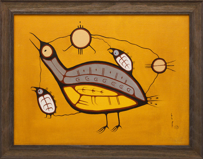 Roy Thomas, Gull and Little Ones, acrylic on board, 1975 - view 2