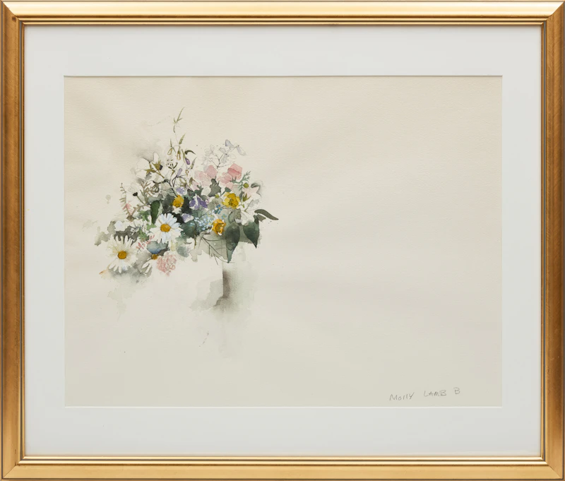 Molly Lamb Bobak, Bouquet of Flowers, watercolour on paper - view 2