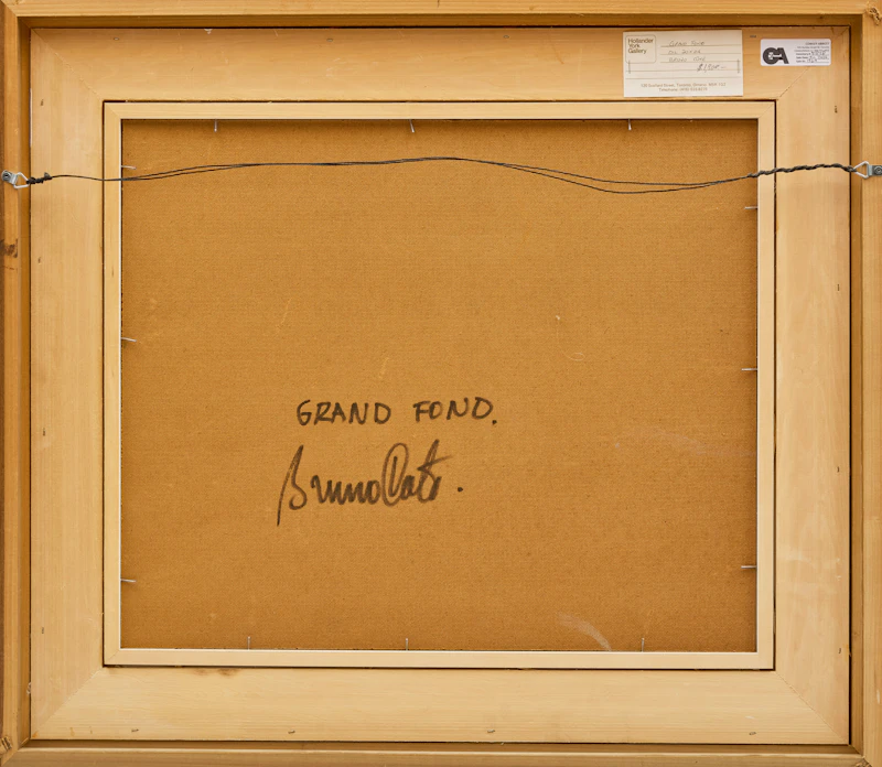 Bruno Côté, Grand Fond, oil on board, 1987 - view 3
