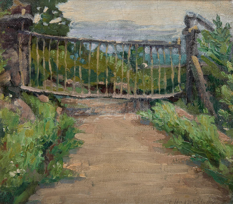 (Possibly) Gate on Path, Jamaica by Florence Helena McGillivray