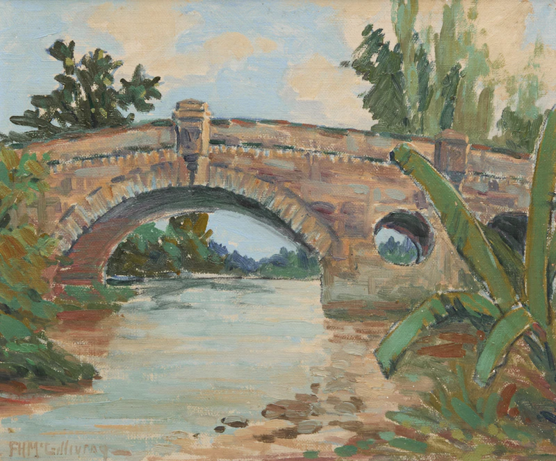 Old Spanish Bridge, Jamaica by Florence Helena McGillivray