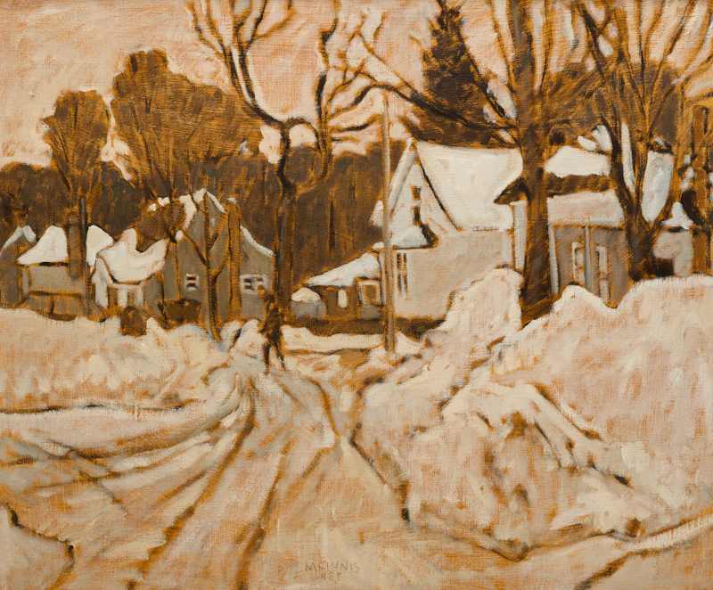 Robert Francis Michael McInnis, Masson, Québec, oil on canvas, 1984 - view 1