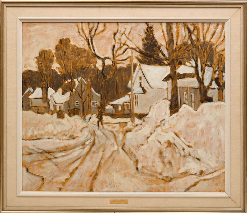 Robert Francis Michael McInnis, Masson, Québec, oil on canvas, 1984 - view 2