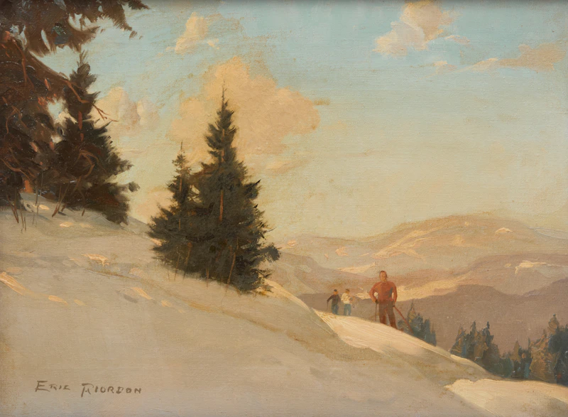 Eric Riordon, The Laurentians, oil on canvas - view 1