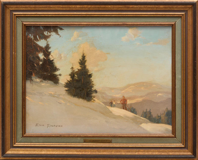 Eric Riordon, The Laurentians, oil on canvas - view 2