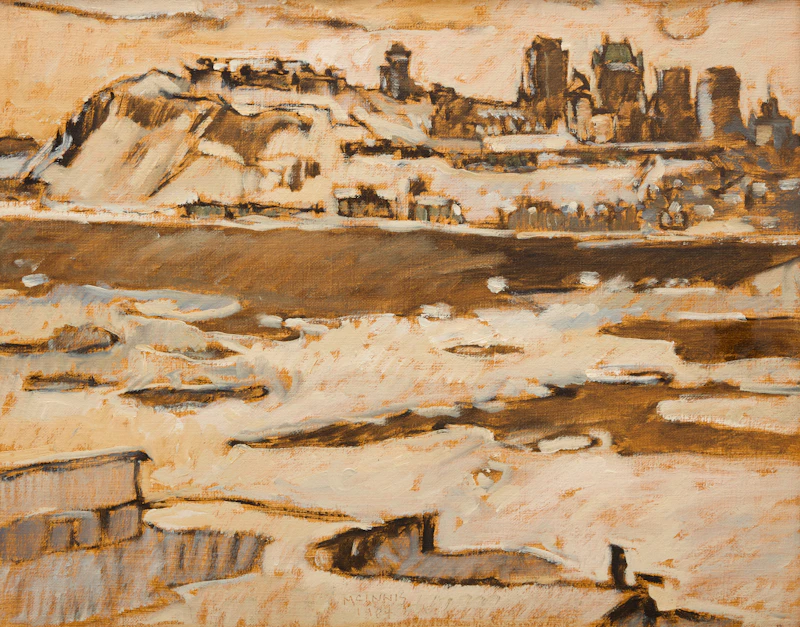 Québec City from Levis by Robert Francis Michael McInnis