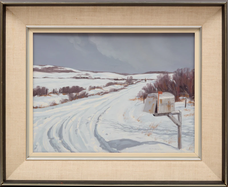 Richard Freeman, RR1 (Millarville), oil on masonite - view 2