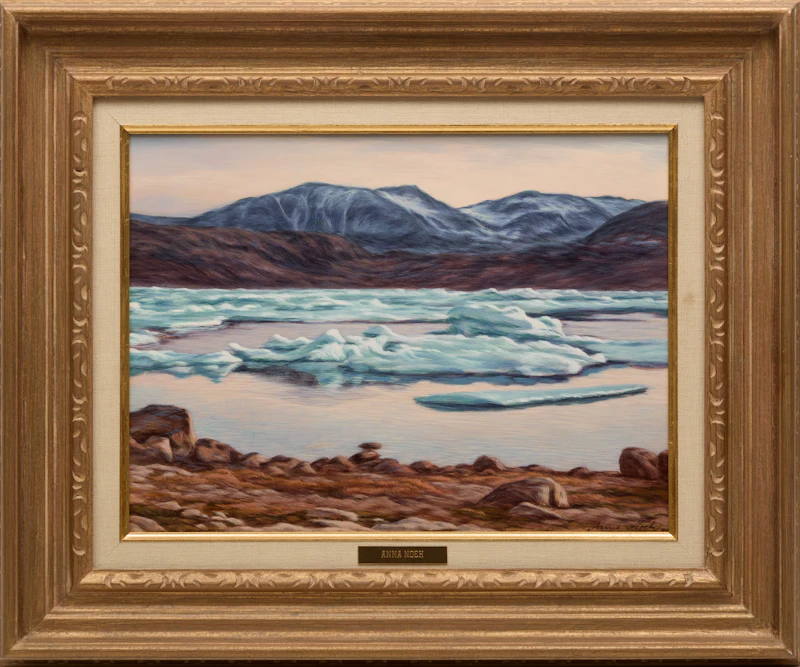 Anna Noeh, Late Night in Summer, Broughton Island, acrylic on paper laid down on board, 1981 - view 2