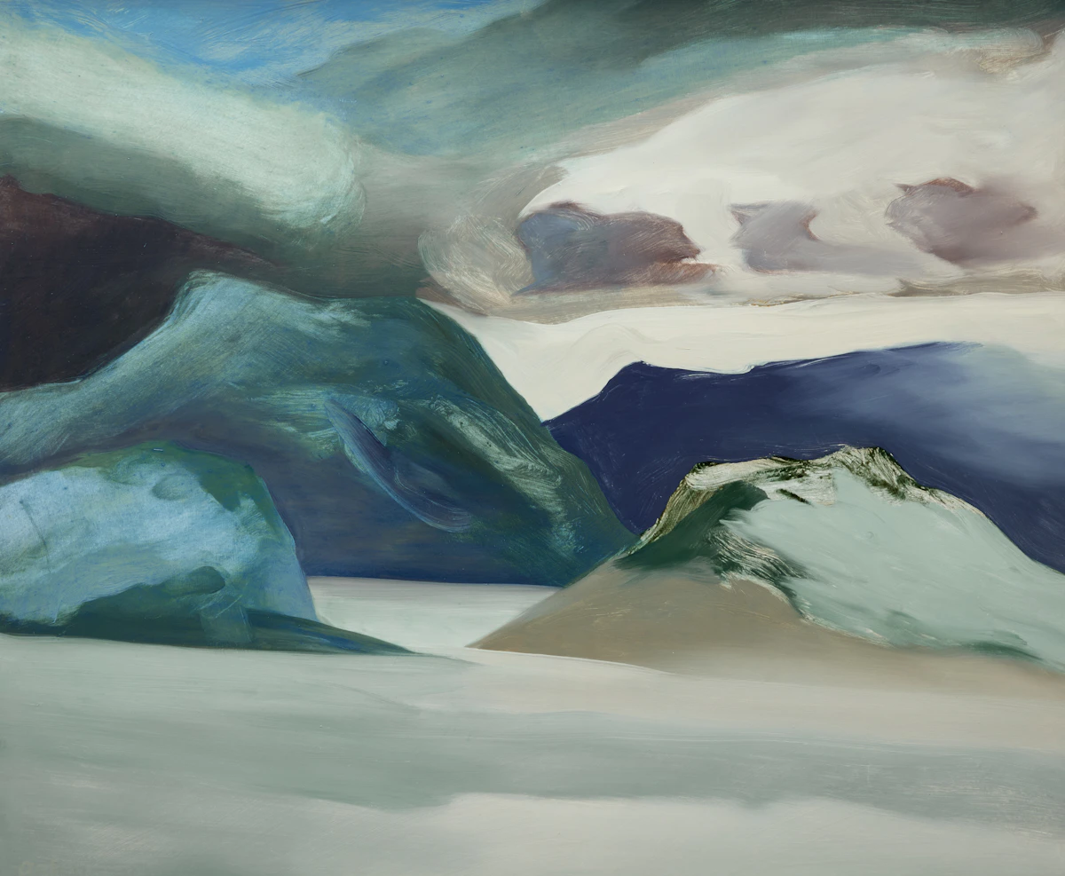 Toni Onley, Inland Sea, Japan, oil on board, 1978