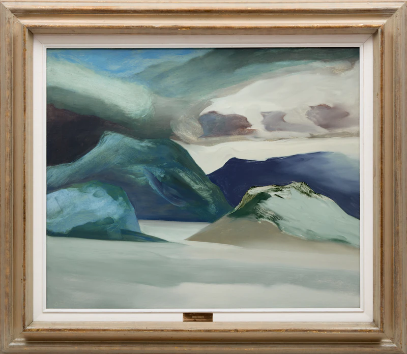 Toni Onley, Inland Sea, Japan, oil on board, 1978 - view 2