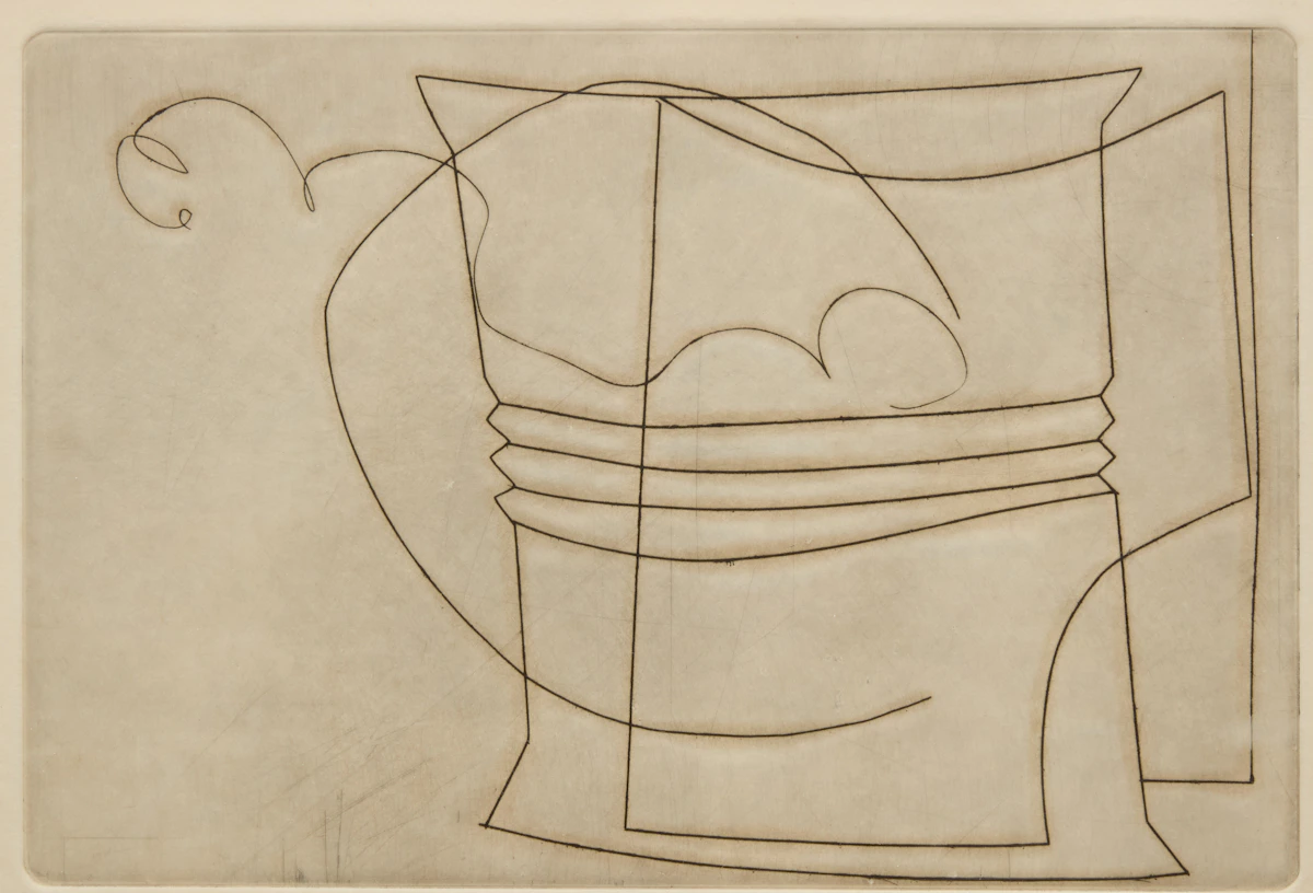 Ben Nicholson, Aegean II, etching, 1969