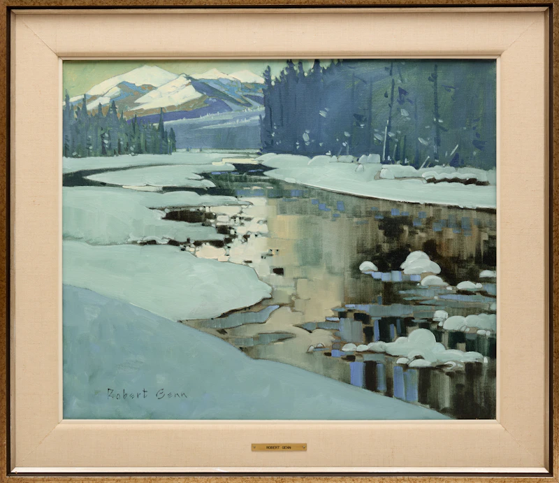 Robert Genn, On the High Bow, oil on canvas, 1975 - view 2