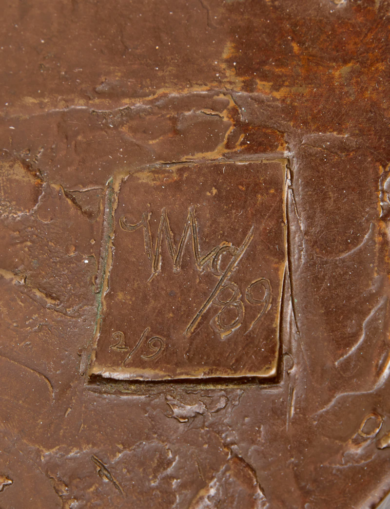 William Hodd McElcheran, Man and the Muse, bronze, 1989 - view 5