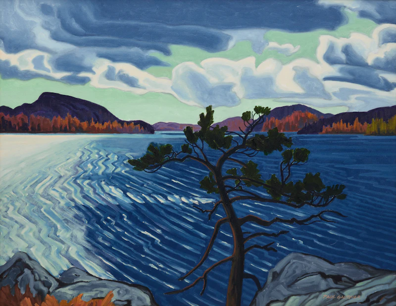 Paul Gauthier, A Change in the Weather, Algonquin, oil on canvas - view 1