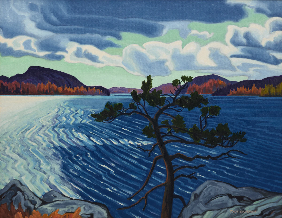Paul Gauthier, A Change in the Weather, Algonquin, oil on canvas