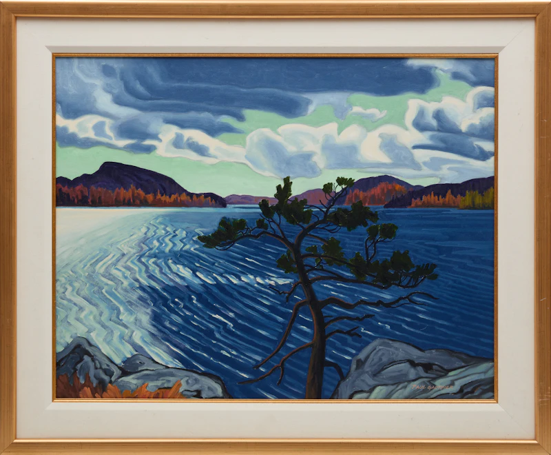 Paul Gauthier, A Change in the Weather, Algonquin, oil on canvas - view 2