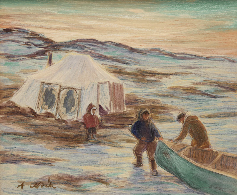 Fishing Camp in Cumberland by Anna Noeh