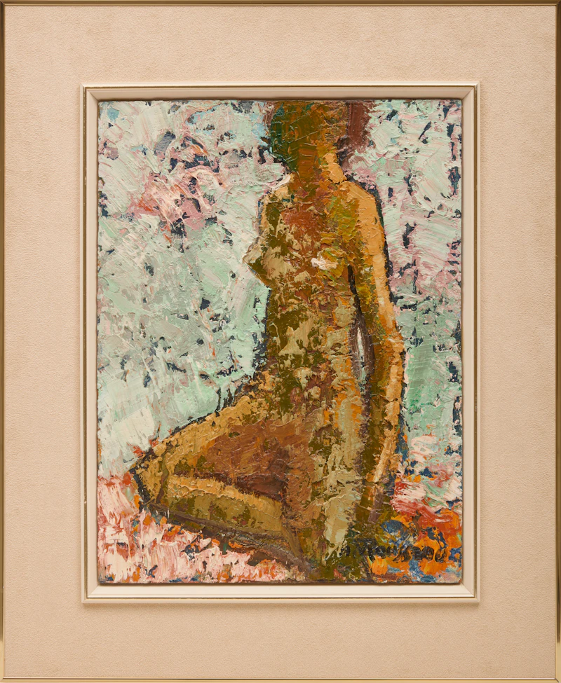 Albert Rousseau, Untitled (Nude), oil on panel - view 2