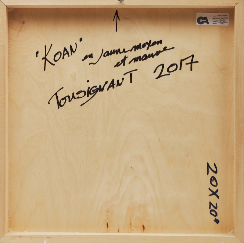 Claude Tousignant, Koan, acrylic on board, 2017 - view 2