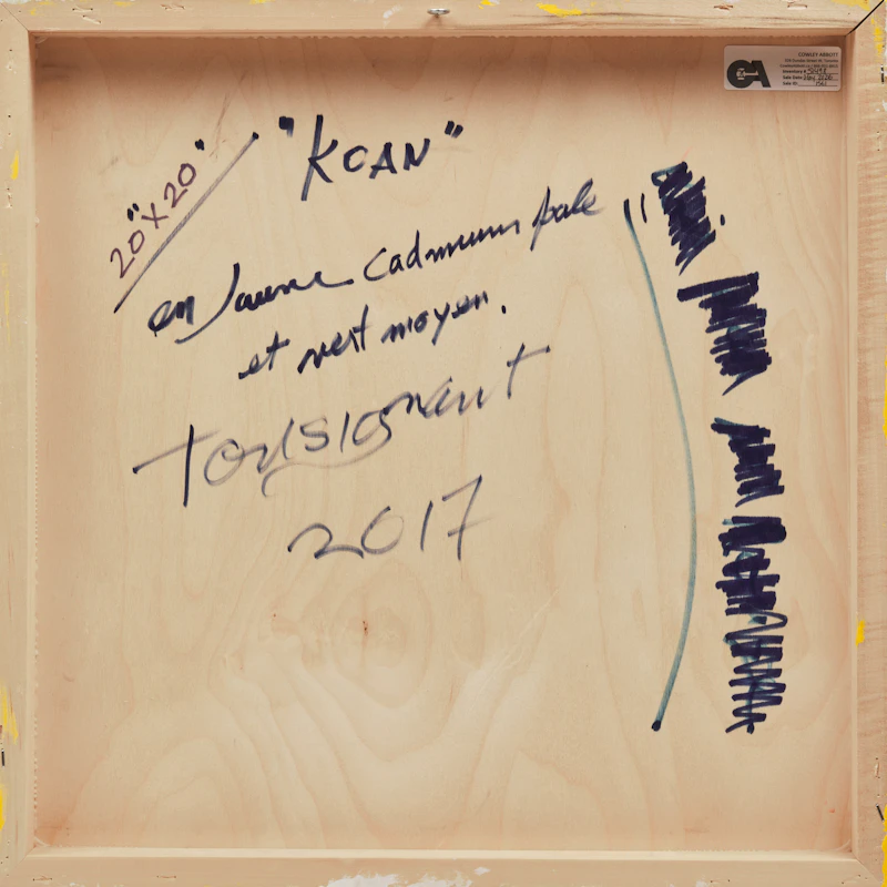 Claude Tousignant, Koan, acrylic on board, 2017 - view 2