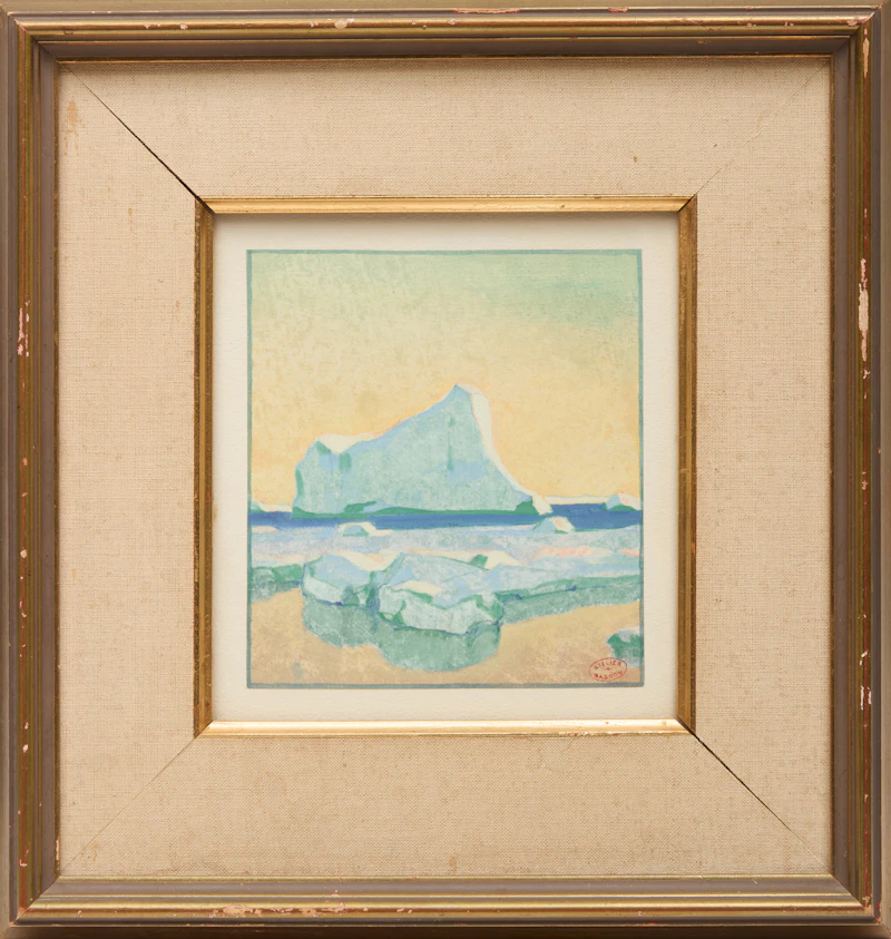 Clarence Alphonse Gagnon, Iceberg, gouache - view 2