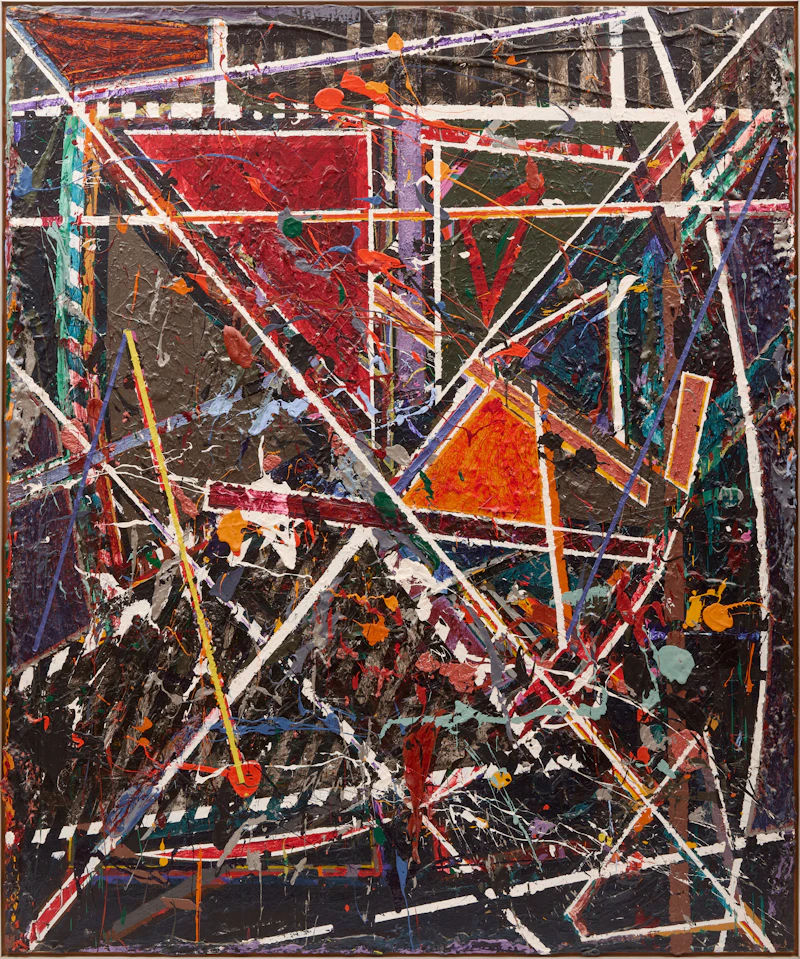 Harold Klunder, Grand Slam, acrylic and metallic powders on canvas, 1975-77 - view 2