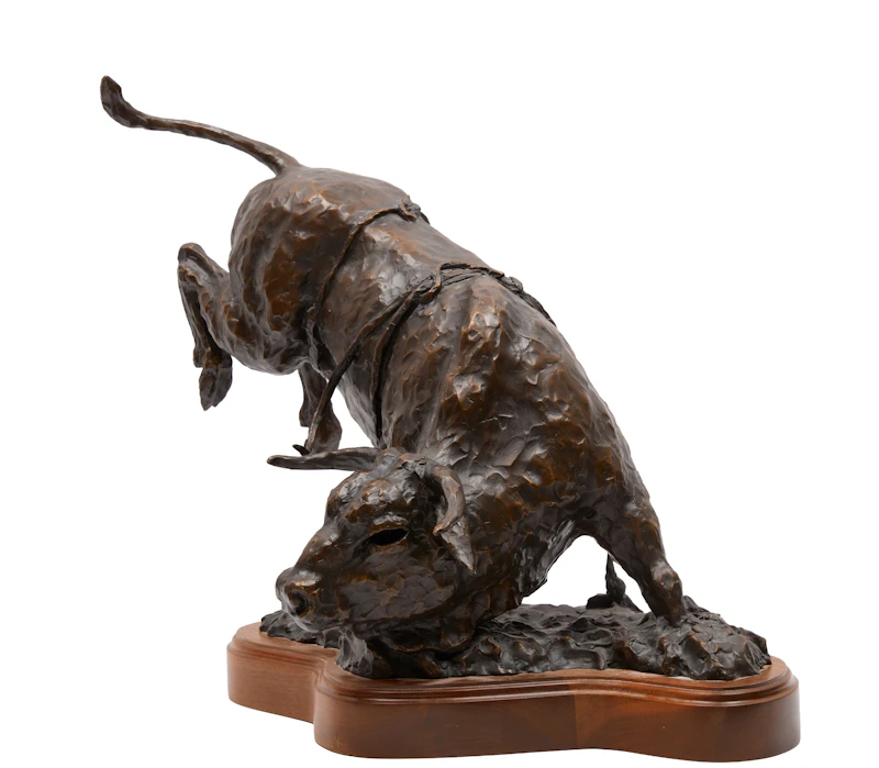 Peter Sawatzky, Com-n Apart—Bull, bronze, 2008 - view 2