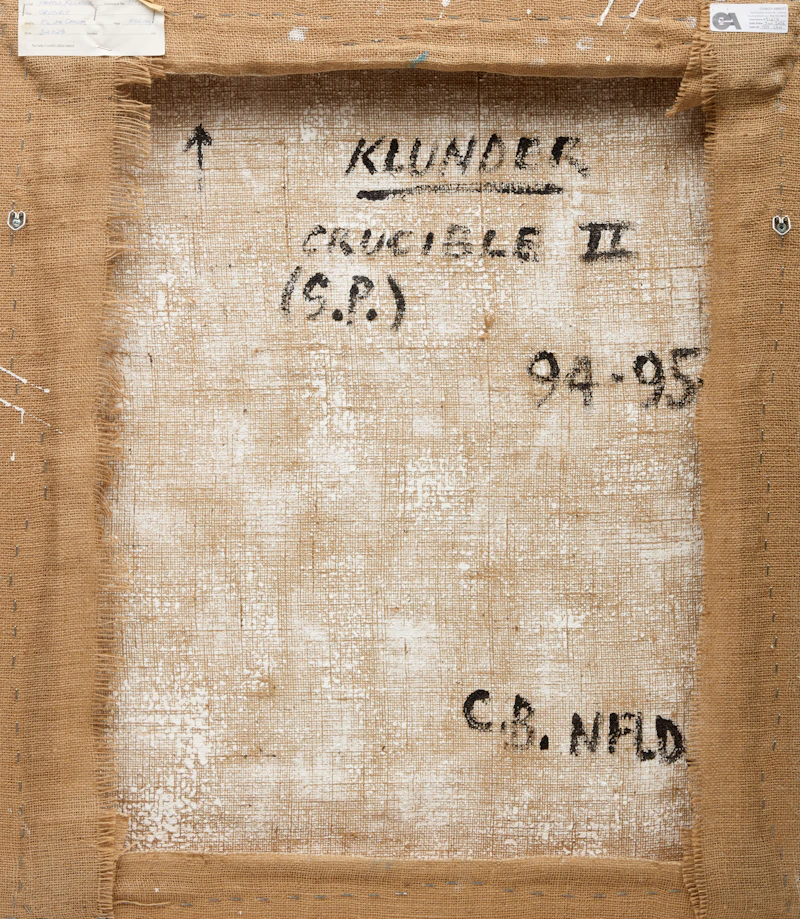 Harold Klunder, Crucible II, oil on canvas, 1994-95 - view 2