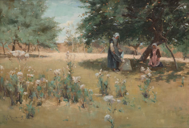 Margaret Campbell Macpherson, Pouldu, oil on canvas, c. 1891 - view 1