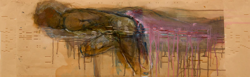Angela Grossmann, Untitled, mixed media on paper, 2002 - view 1