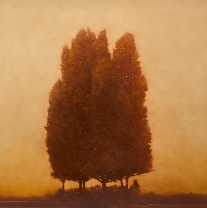 Robert Marchessault, Selene, oil on mahogany, 2003 - view 1