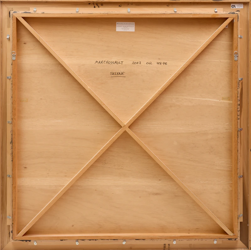 Robert Marchessault, Selene, oil on mahogany, 2003 - view 3