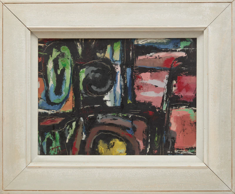 James Williamson Galloway Macdonald, Iron Grill, oil on canvas board, 1956 - view 2