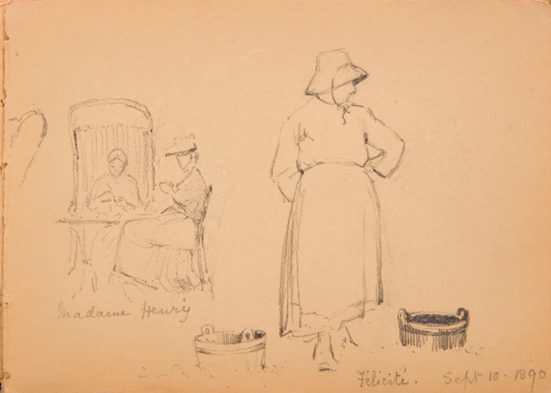 Frances Anne Hopkins, Collection of Drawings, 1889-1906 - view 14