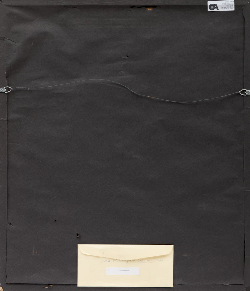 Isabel McLaughlin, Catkins, oil on canvas board, 1960 - view 3