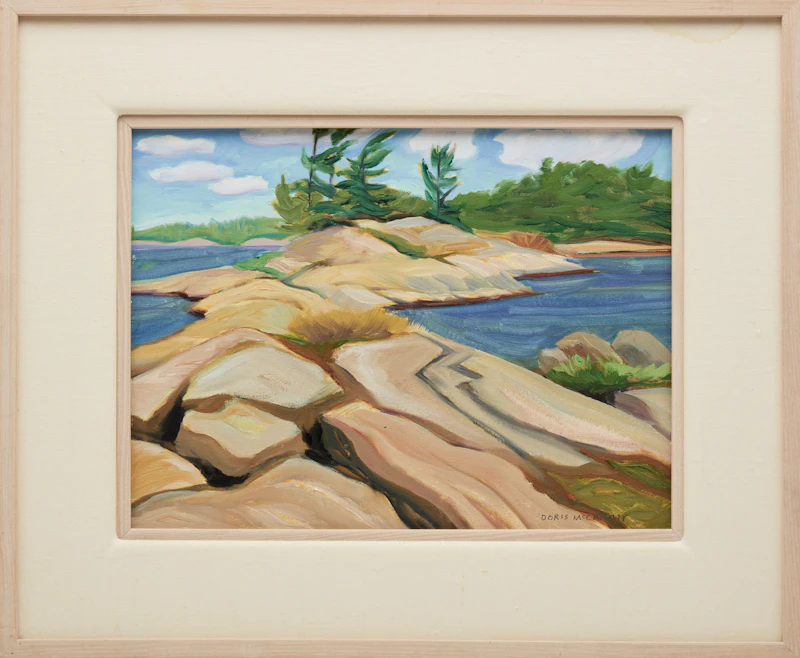 Doris Jean McCarthy, Pleasant Island, Georgian Bay, oil on panel - view 2
